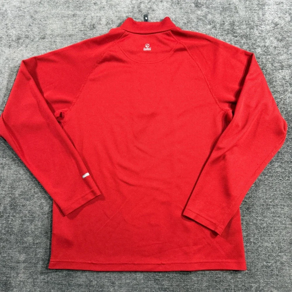 The North Face Flight Series Mens Red Quarter Zip Pullover Performance Top Large